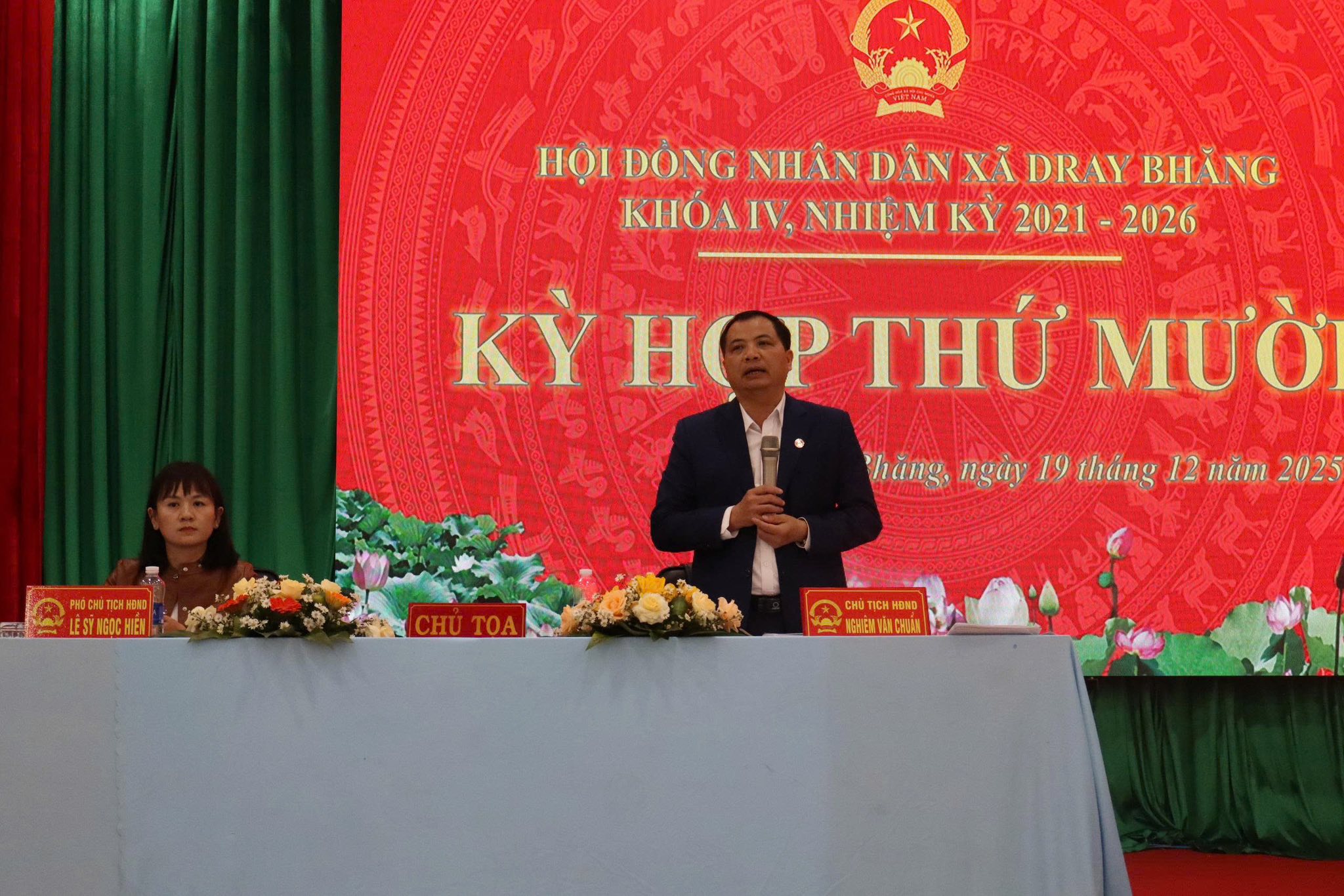 KỲ HỌP THỨ MƯỜI, HĐND XÃ DRAY BHĂNG KHÓA IV, NHIỆM KỲ 2021-2026