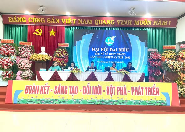 ĐẠI HỘI ĐẠI BIỂU PHỤ NỮ XÃ DRAY BHĂNG LẦN THỨ I, NHIỆM KỲ 2025-2030