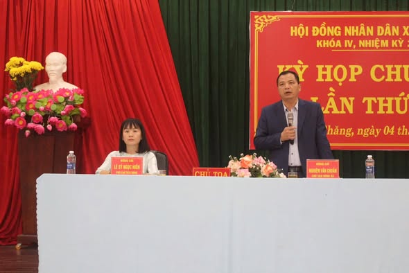 KỲ HỌP CHUYÊN ĐỀ LẦN THỨ NĂM, HỘI ĐỒNG NHÂN DÂN XÃ KHÓA IV, NHIỆM KỲ 2021-2026.