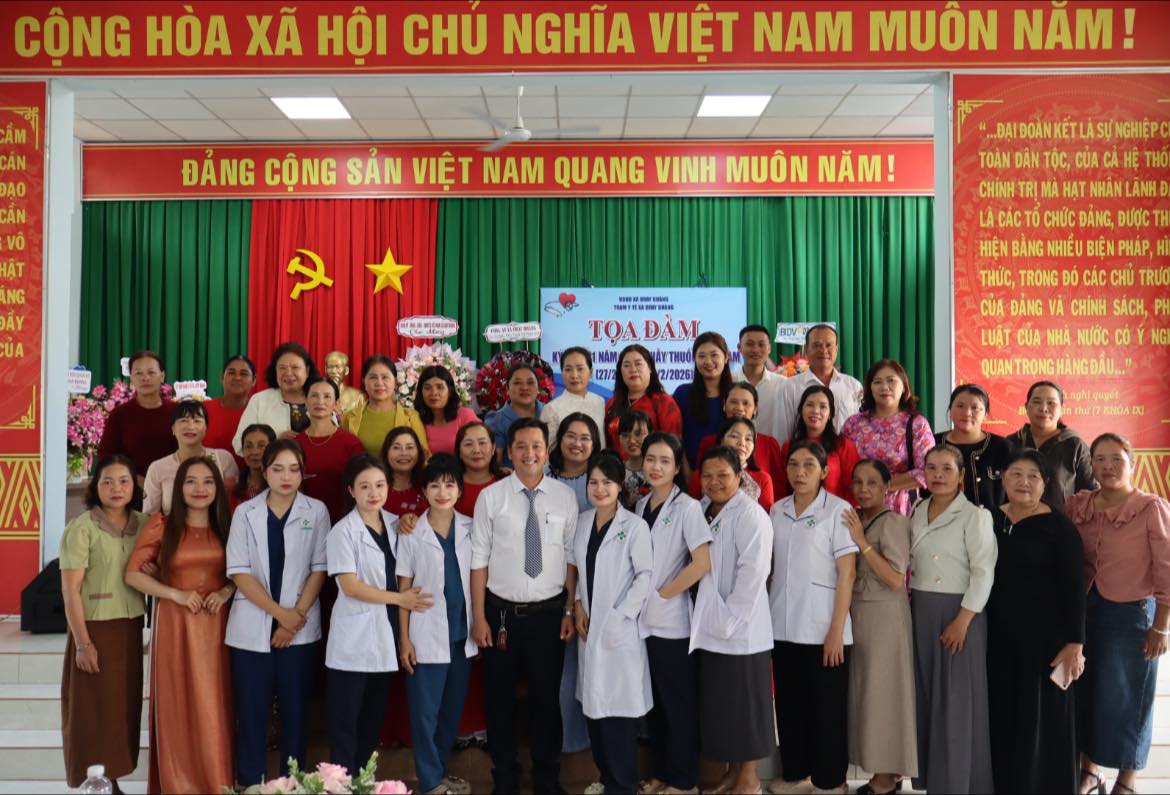 TRẠM Y TẾ XÃ DRAY BHĂNG TỔ CHỨC TỌA ĐÀM KỶ NIỆM 71 NĂM NGÀY THẦY THUỐC VIỆT NAM (27/02/1955 – 27/02/2026)