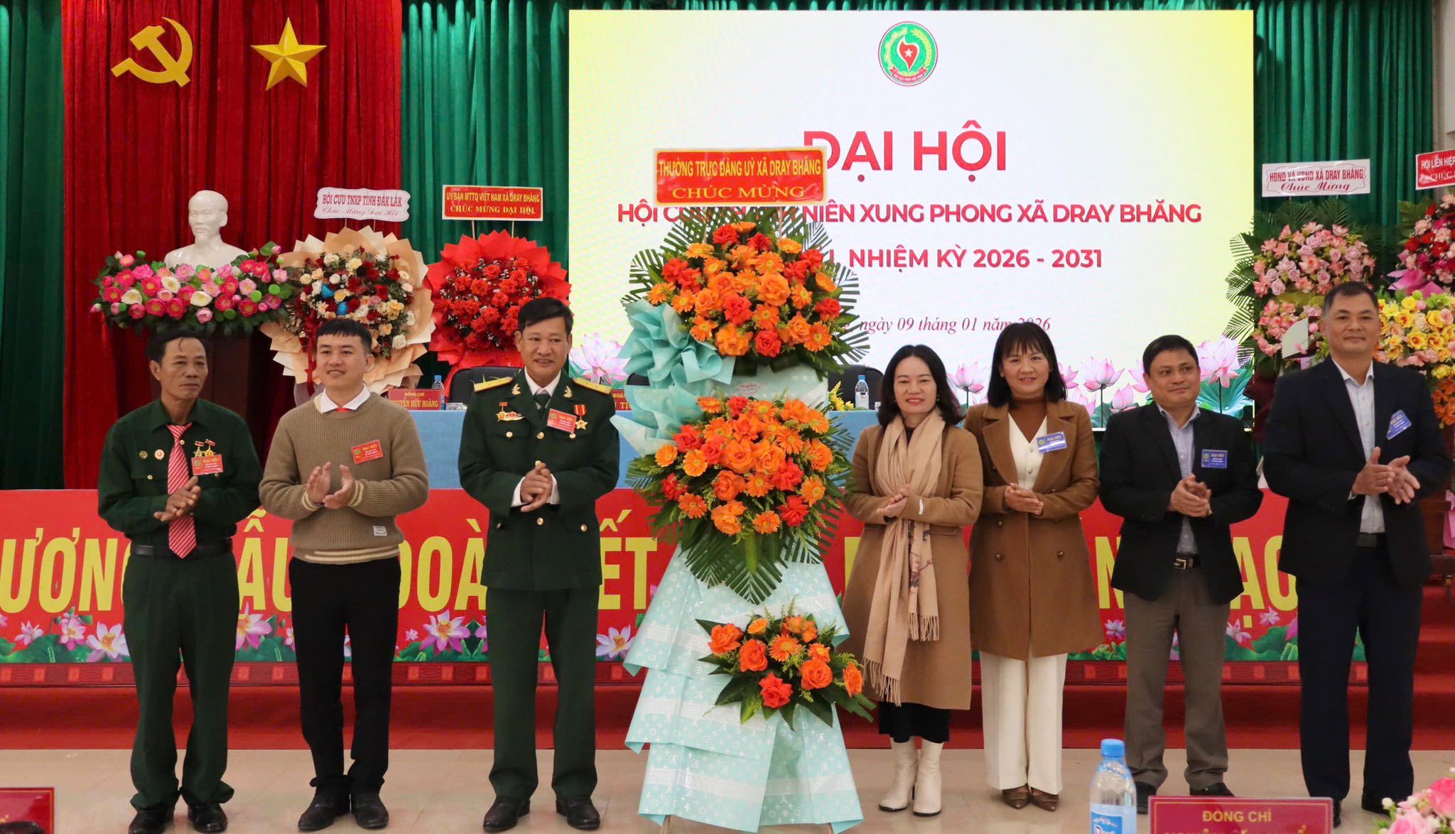 ĐẠI HỘI HỘI CỰU THANH NIÊN XUNG PHONG XÃ DRAY BHĂNG LẦN THỨ I, NHIỆM KỲ 2026 - 2031