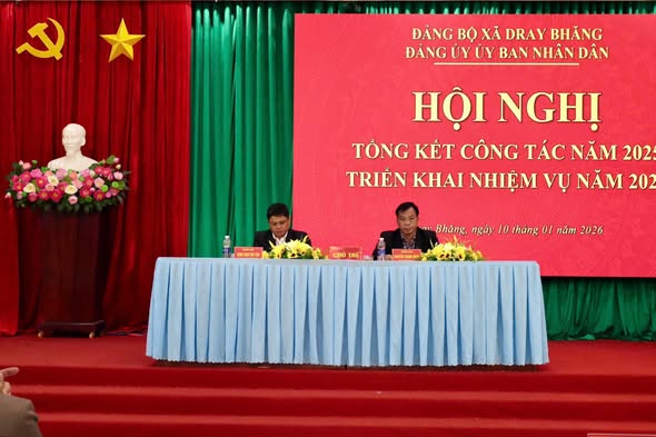 ĐẢNG UỶ UBND XÃ DRAY BHĂNG TỔNG KẾT CÔNG TÁC NĂM 2025