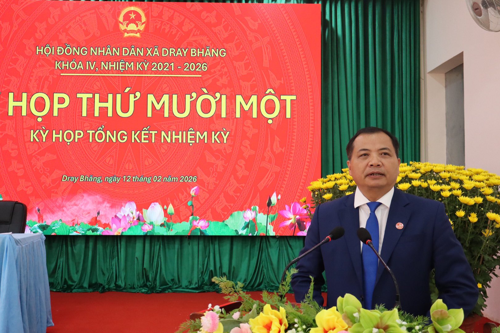 KỲ HỌP THỨ 11 TỔNG KẾT NHIỆM KỲ 2021–2026   HĐND XÃ DRAY BHĂNG