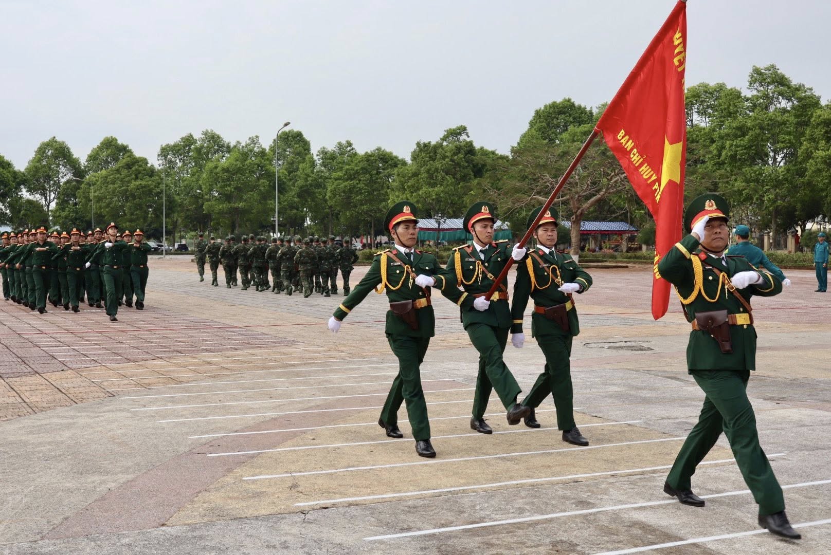 BAN CHỈ HUY PHÒNG THỦ KHU VỰC V - BỘ CHQS TỈNH ĐẮK LẮK RA QUÂN HUẤN LUYỆN NĂM 2026