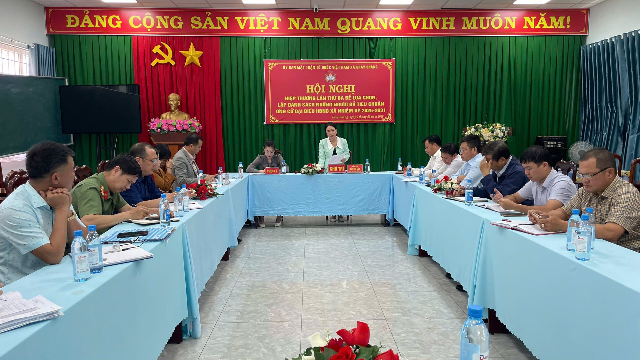 HỘI NGHỊ HIỆP THƯƠNG LẦN THỨ III CHUẨN BỊ BẦU CỬ ĐẠI BIỂU HĐND XÃ NHIỆM KỲ 2026–2031