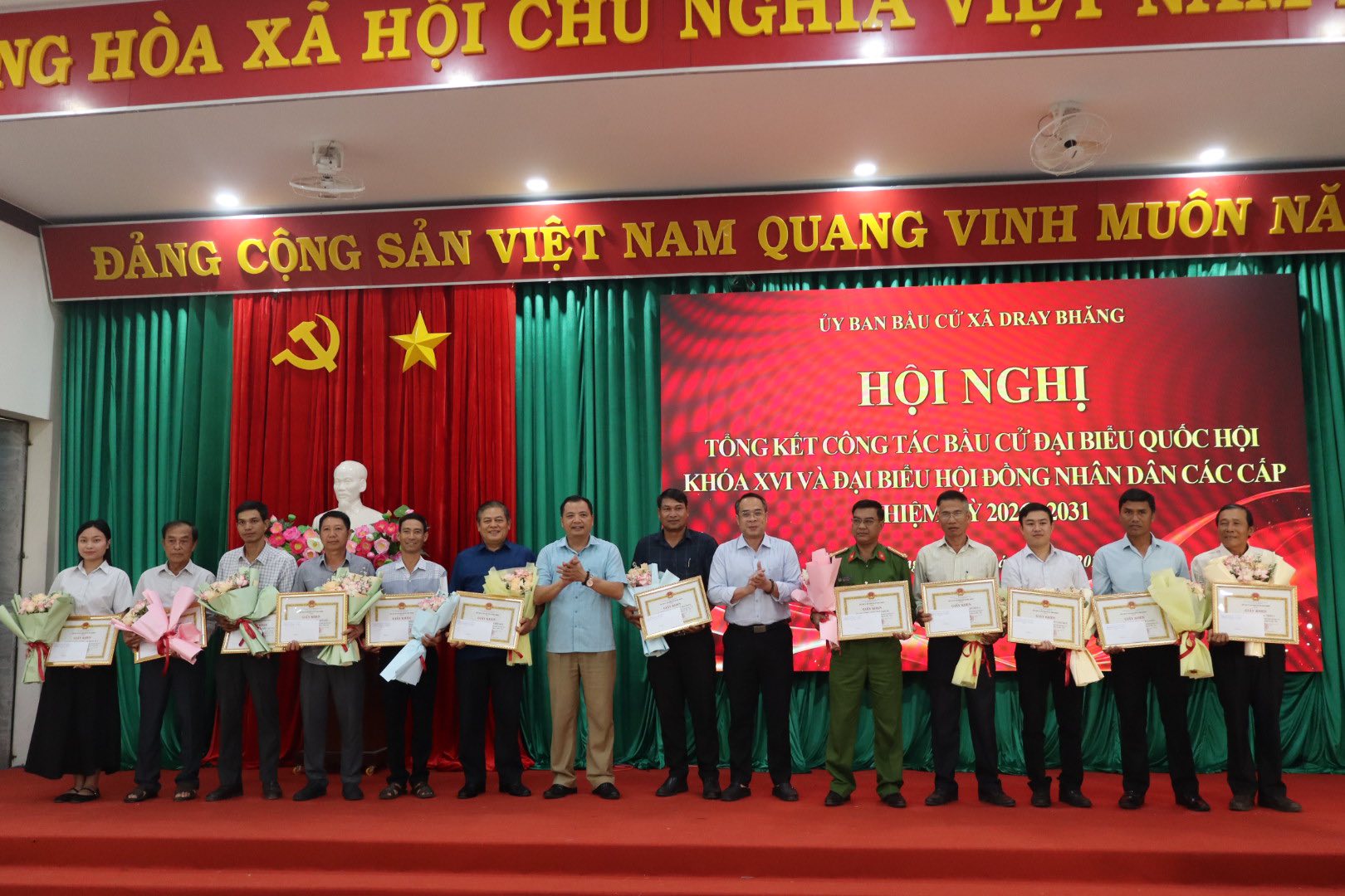 UBBC XÃ DRAY BHĂNG TỔNG KẾT CÔNG TÁC BẦU CỬ ĐẠI BIỂU QUỐC HỘI KHÓA XVI VÀ ĐẠI BIỂU HĐND CÁC CẤP NHIỆM KỲ 2026–2031